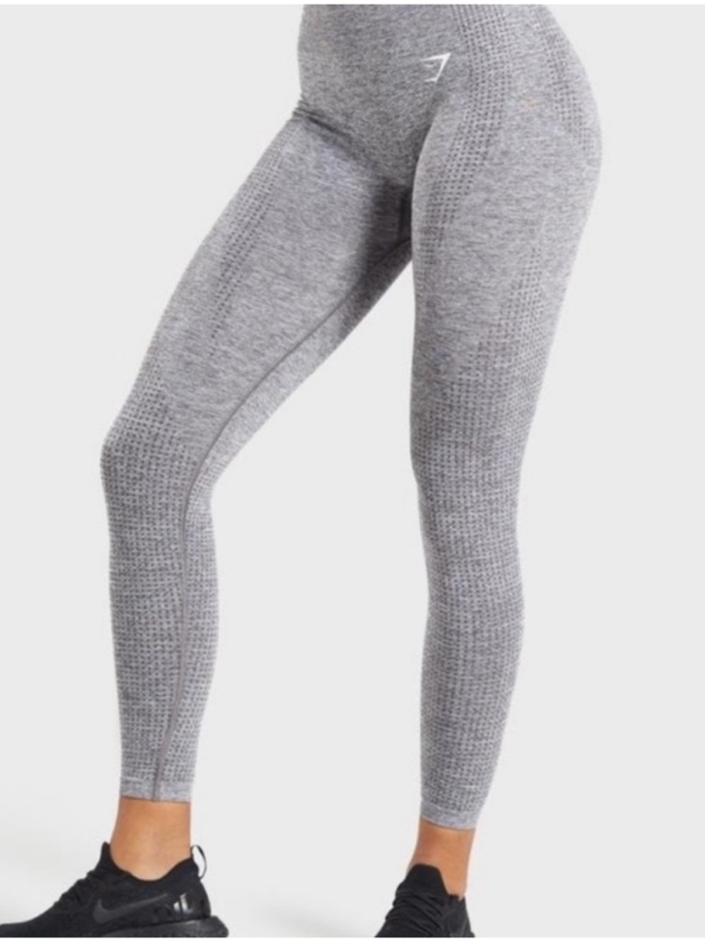 Like New Gymshark Vital Seamless Leggings Gray Sz M